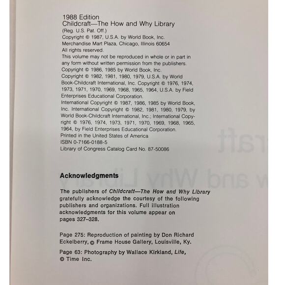 Vintage 1988 Childcraft How And Why Library About Animals Childrens Encyclopedia - Picture 5 of 13